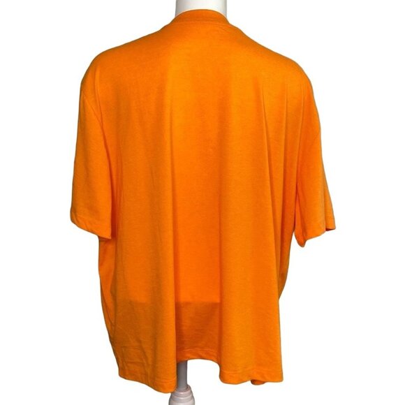 Plus Size Graphic Top Women's 3X‎ Orange Black Halloween Holiday Ghost Cute NEW - Picture 2 of 11